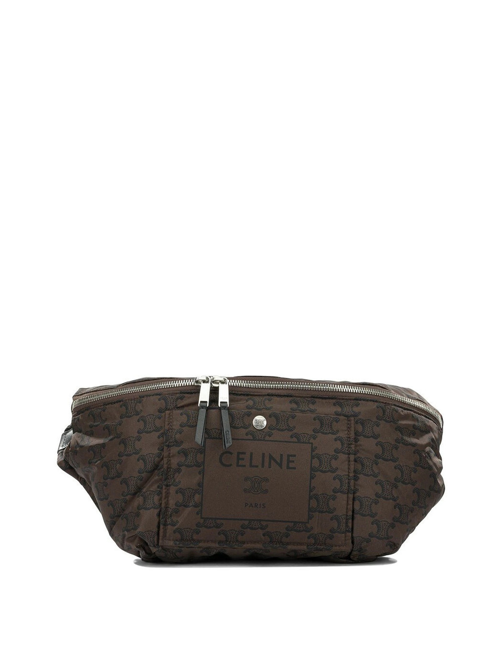 Celine Macadam Canvas Leather Belt Bag Brown
